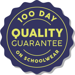 100 Day Quality Guarantee on Schoolwear 100 Day Quality Guarantee on Schoolwear