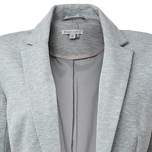 Ponte Jacket - Light Grey
