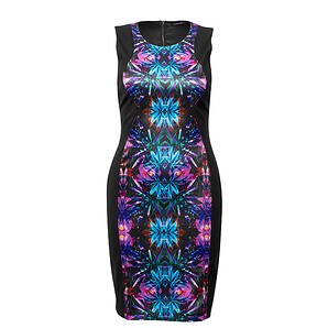 Belle Curve Kaleidoscope Bodycon Dress | Target Australia