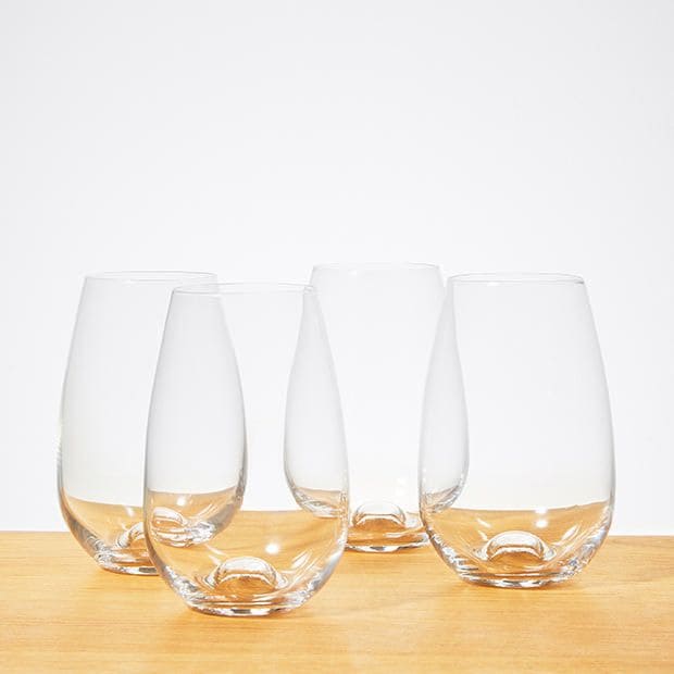 Siena Set of 4 Stemless Red Wine Glasses Target Australia