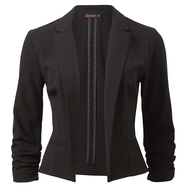 Free Fusion Cropped Blazer - Black Free Fusion Cropped Blazer - Black