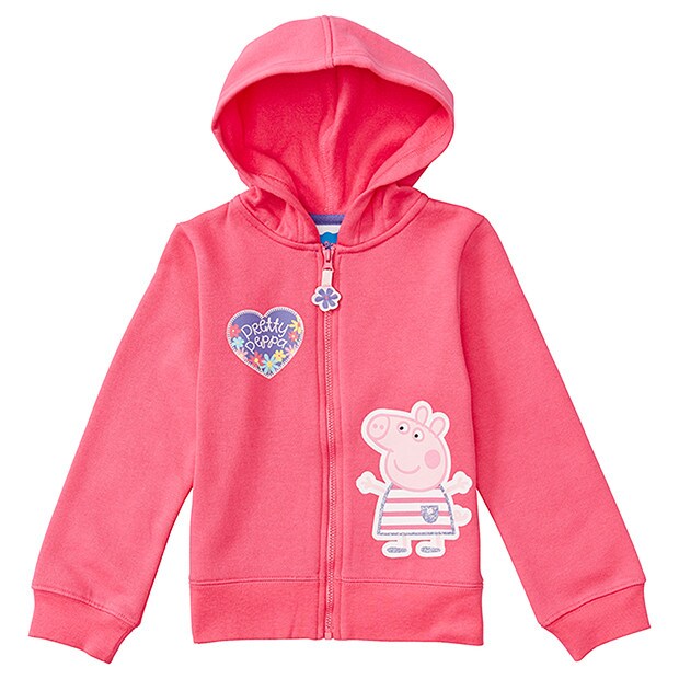 Girls' Peppa Pig Zip Through Hoodie | Target Australia