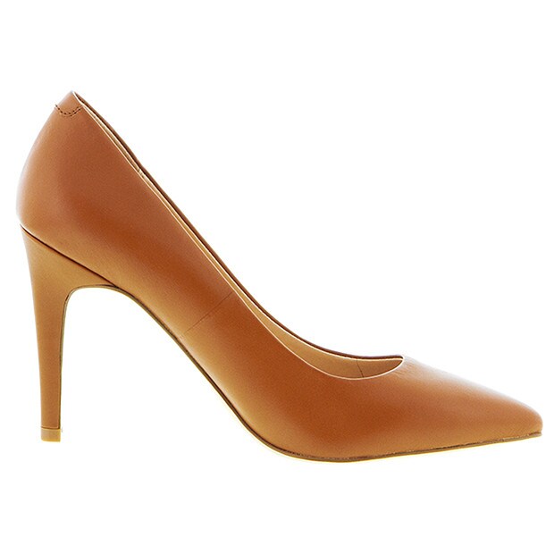 Venice Pointed Toe Leather Pump - Tan Venice Pointed Toe Leather Pump - Tan