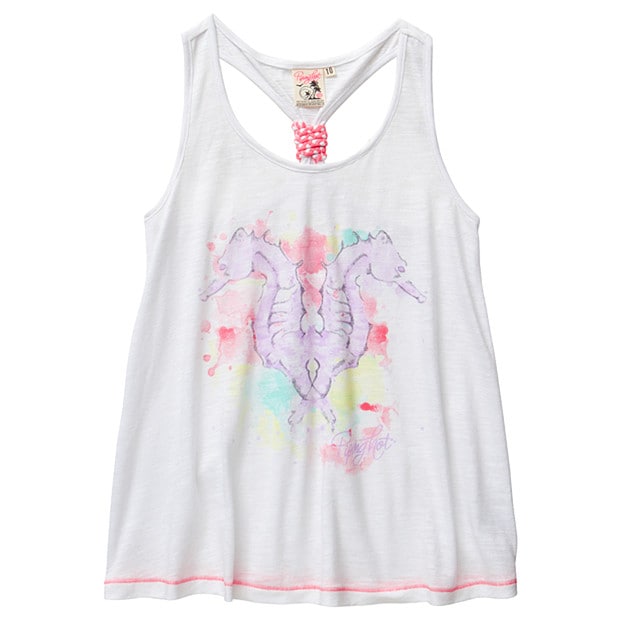 Piping Hot Seahorse Print Singlet Piping Hot Seahorse Print Singlet