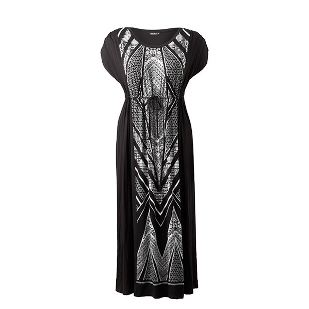 MODA Monochrome Maxi Dress