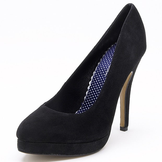 Miranda Leather High Heel Shoes - Black Suede | Target Australia