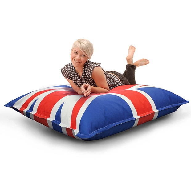 Filing Union jack bean bag chair
