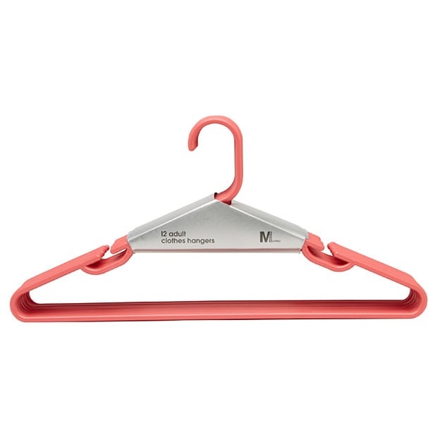 12 Pack Hangers - Coral | Target Australia