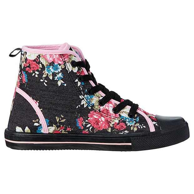 target black canvas shoes