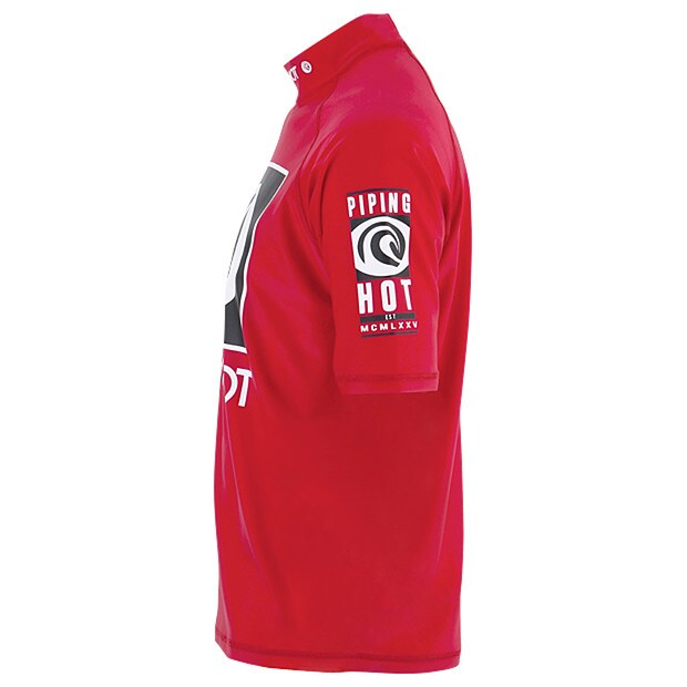 ... Hot Logo Print Short Sleeve Rashie Vest - Red | Target Australia