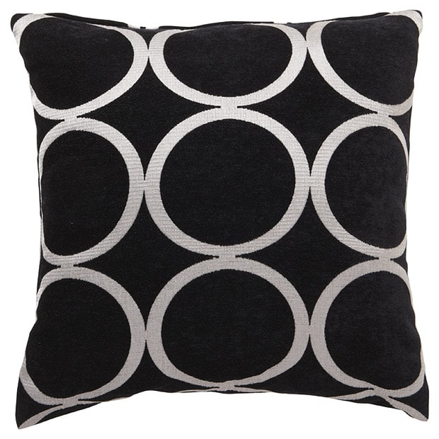 Saturn Cushion - Black + String Saturn Cushion - Black + String