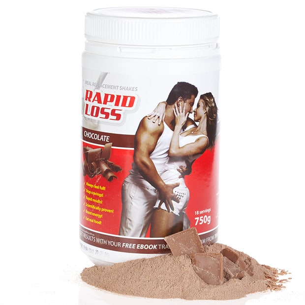 Rapid Loss Meal Replacement Shake - Chocolate, 750g Rapid Loss Meal Replacement Shake - Chocolate, 750g