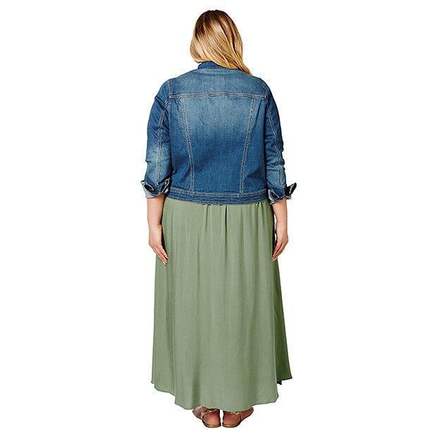 Belle Curve Denim Jacket Target Australia