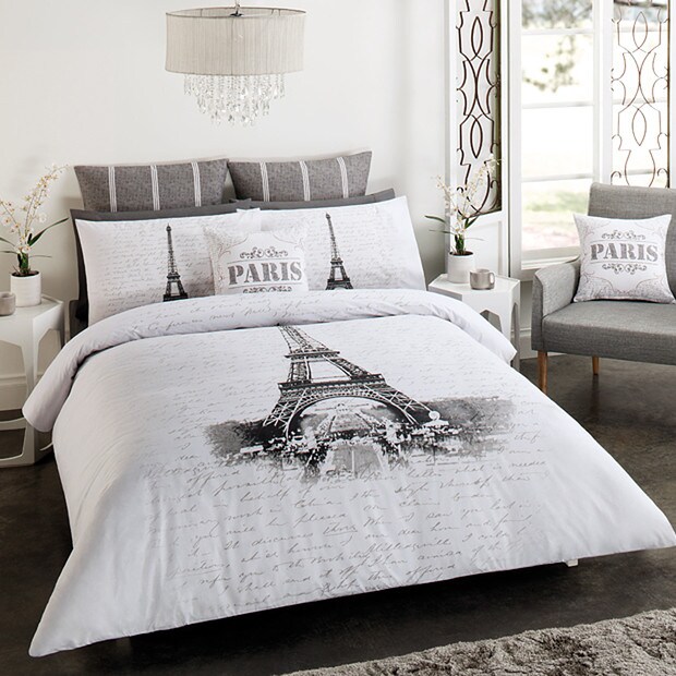 Paris Midnight Quilt Cover Set Target Australia
