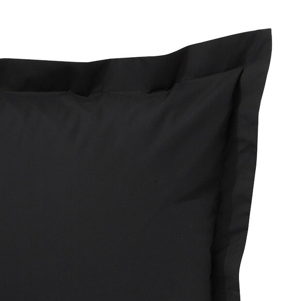 Grandeur 2 Pack European Pillowcases Black Target Australia