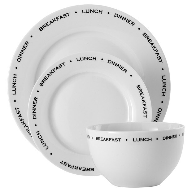 3 Square Meals 12 Piece Dinner Set Target Australia