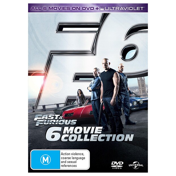 Fast & The Furious 6 Movie Collection - DVD + UV Fast & The Furious 6 Movie Collection - DVD + UV