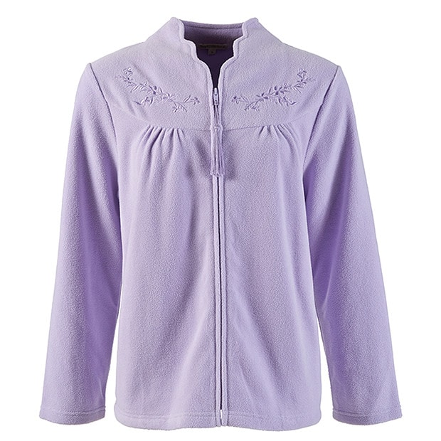 Microfleece Bed Jacket - Lilac | Target Australia