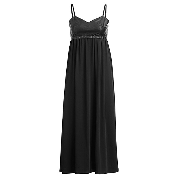Dannii Minogue Petites Black Bustier Maxi Dress
