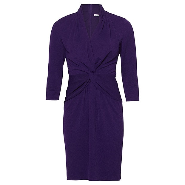 City Dressing Drape Dress - Purple City Dressing Drape Dress - Purple