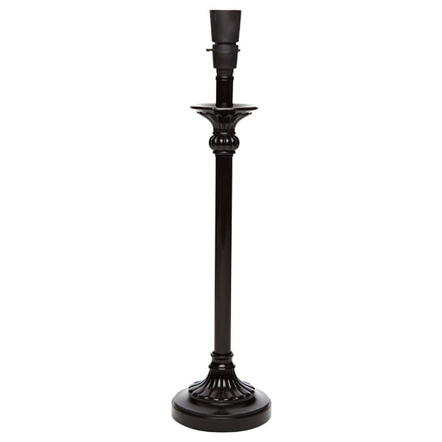 Lincoln Black Metal 52cm Resin Lamp Base Size C Lincoln Black Metal 52cm Resin Lamp Base Size C