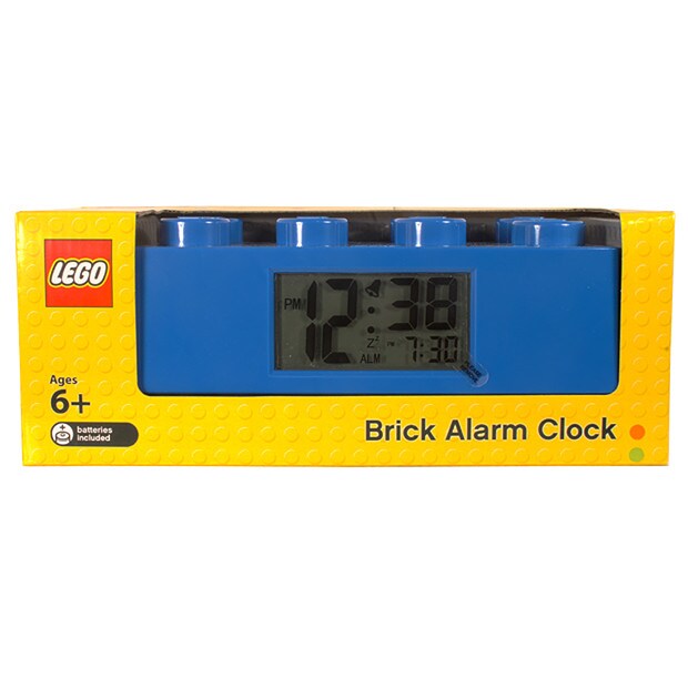 LEGO® Brick Alarm Clock Blue Target Australia
