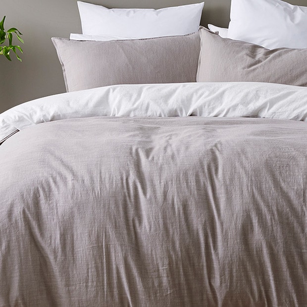 Linen Cotton Quilt Cover Set White Target Australia