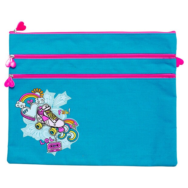 Blinki Skater Pencil Case 34 x 26.5cm Blue Target Australia