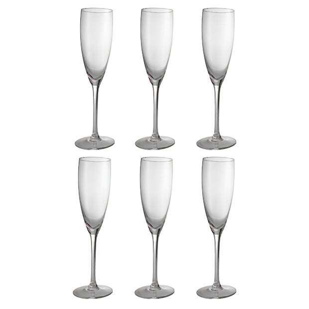 Venice Set Of 6 Champagne Flutes Venice Set Of 6 Champagne Flutes