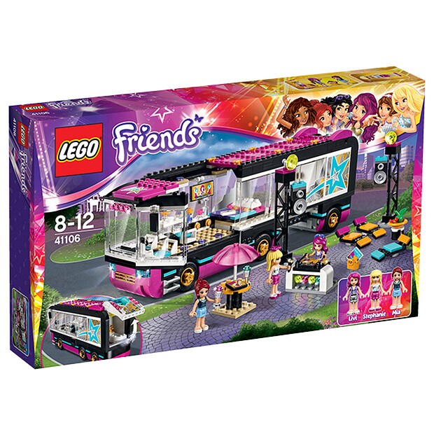 LEGO® Friends Pop Star Tour Bus 41106 Target Australia