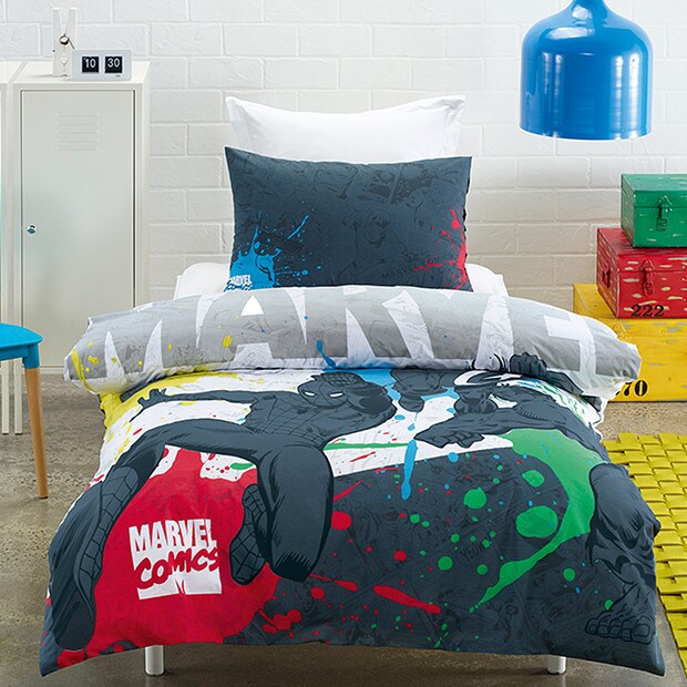 Marvel Quilt Cover Set Target Australia