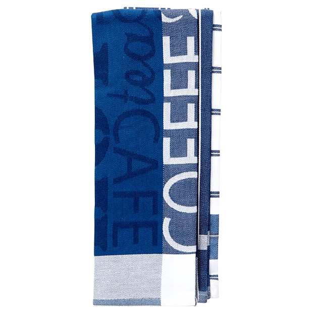 3 Pack Egyptian Cotton Tea Towels - Navy 3 Pack Egyptian Cotton Tea Towels - Navy
