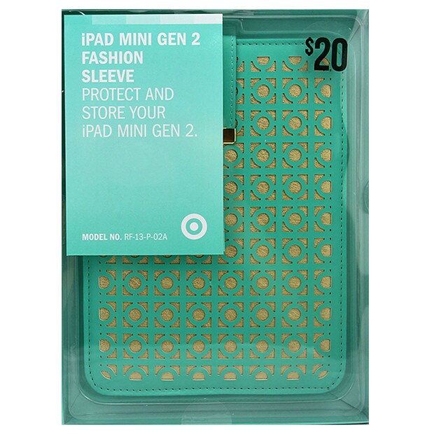 Target Sleeve Cover For iPad Mini Gen 2 - RF-13-P-02A - Aqua | Target ... Target Sleeve Cover For iPad Mini Gen 2 - RF-13-P-02A - Aqua | Target ...