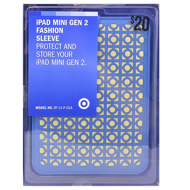 Target Sleeve Cover For iPad Mini Gen 2 - RF-13-P-02A - Blue | Target ... Target Sleeve Cover For iPad Mini Gen 2 - RF-13-P-02A - Blue | Target ...