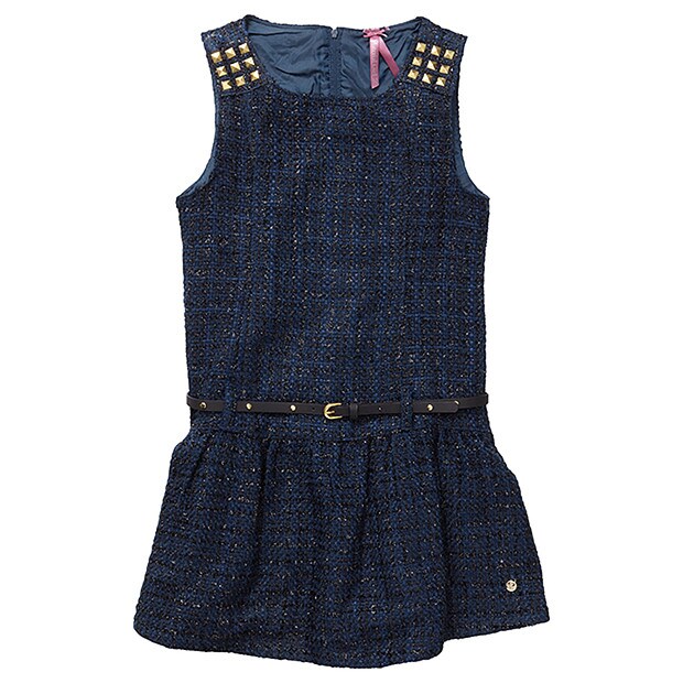 Material Girl Sparkle Dress - Navy