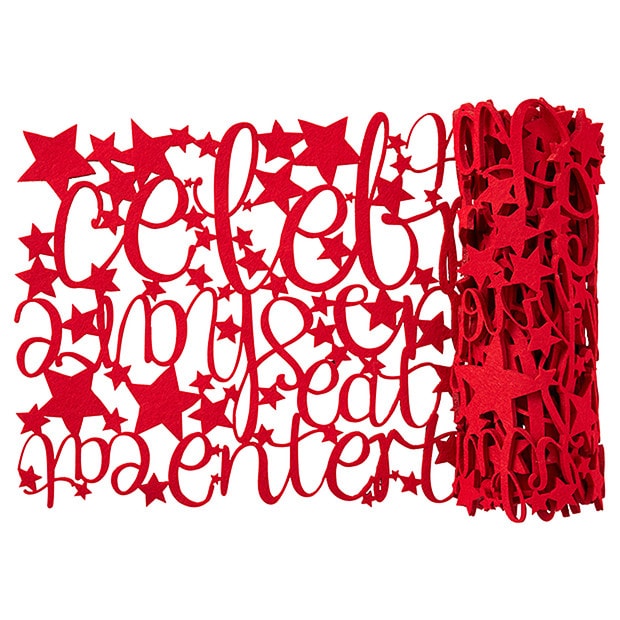 Table Celebrate table target australia Red x 150cm Target runner Australia 30 Felt Runner Table Celebrate table target australia Red x 150cm Target runner Australia 30 Felt Runner