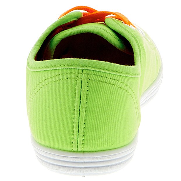 Canvas Lace Up Shoes - Neon Green | Target Australia