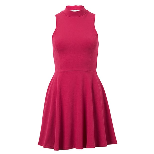 Hot Options Skater Dress - Red