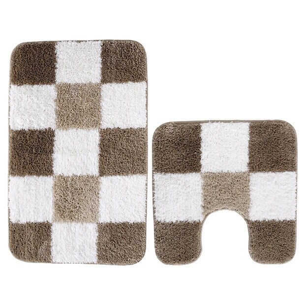 Target Ezydry Bath + Contour Mat Set - Stone | Target Australia