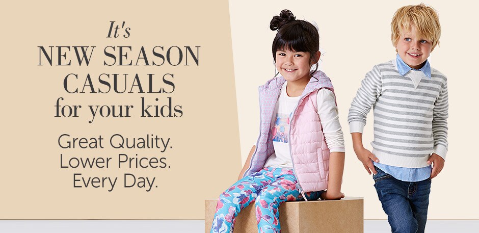 It's NEW SEASON casuals for your kids  Great Quality.