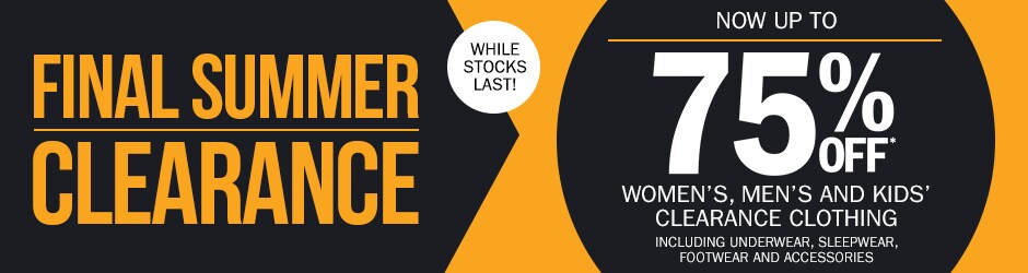 Save Up to 75% OFF Final Summer Clearance @ target.com.au