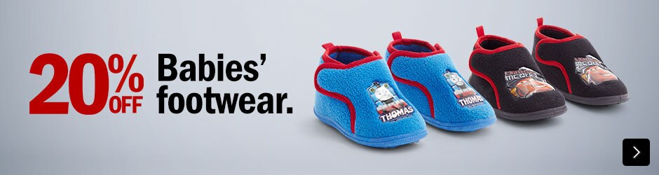20% Off babies' footwear. 20% Off babies' footwear.