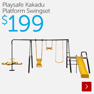 Playsafe Kakadu Platform Swingset $199 Playsafe Kakadu Platform Swingset $199