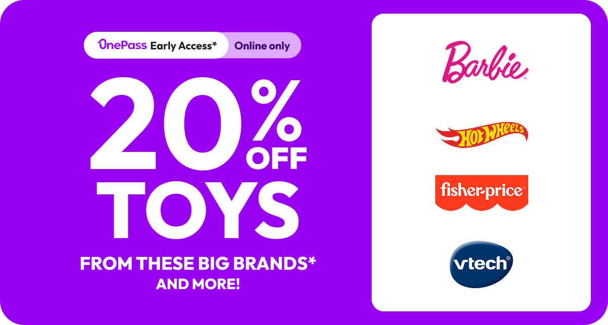 OnePass Early Access Big Brand Toy Sale