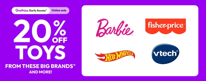20% off selected big brand toys and more - Shop now