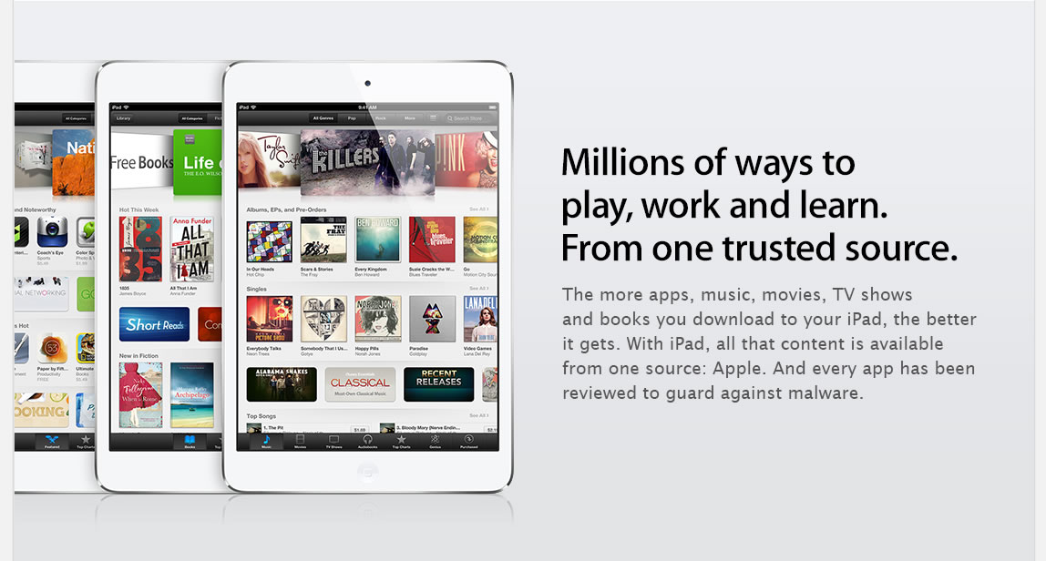 Millions of ways to play, work and learn. From one trusted source.