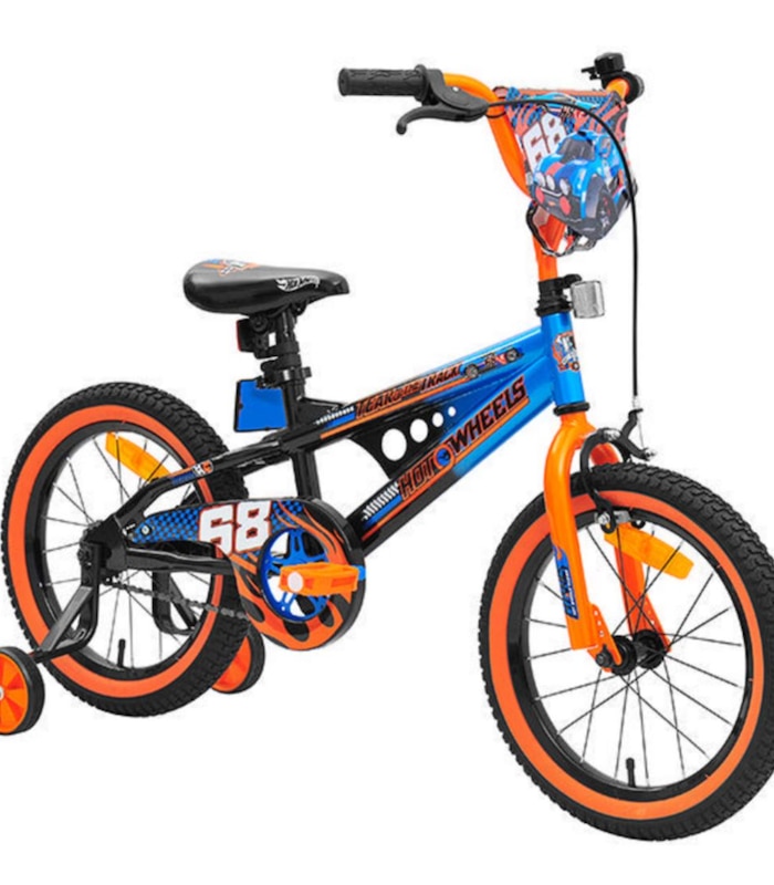 Mongoose 18in Burst Kid's Bike, Single Speed, Blue Orange, 52 OFF