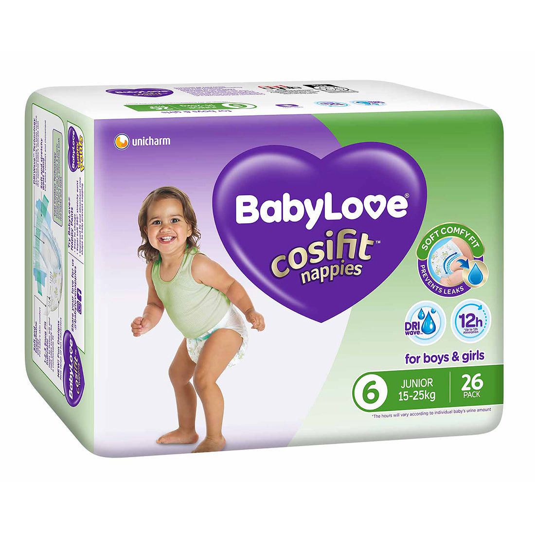 BabyLove Cosifit Junior Nappies 26 Pack 