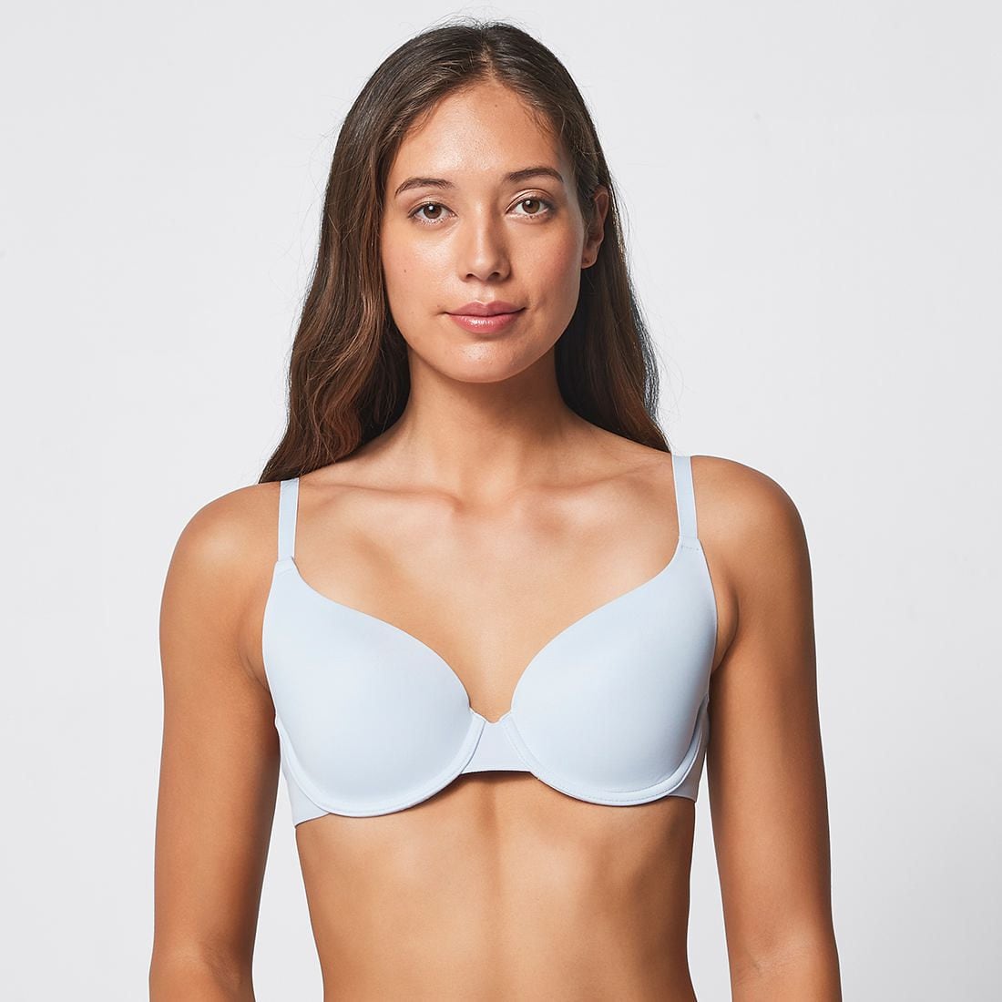 blue t shirt bra