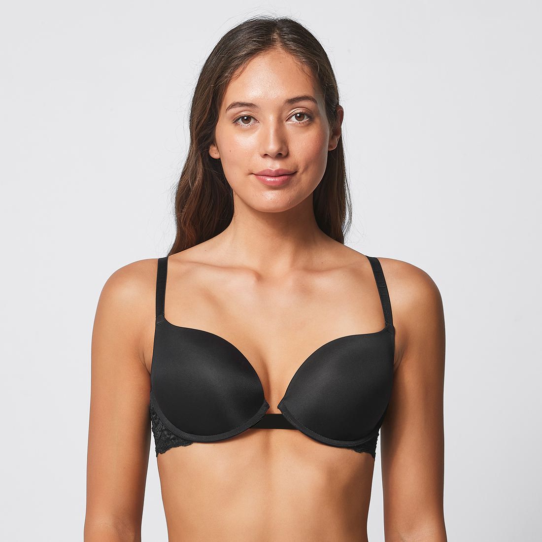 Double Push Up Bra; Style: TLDBP070 - Black